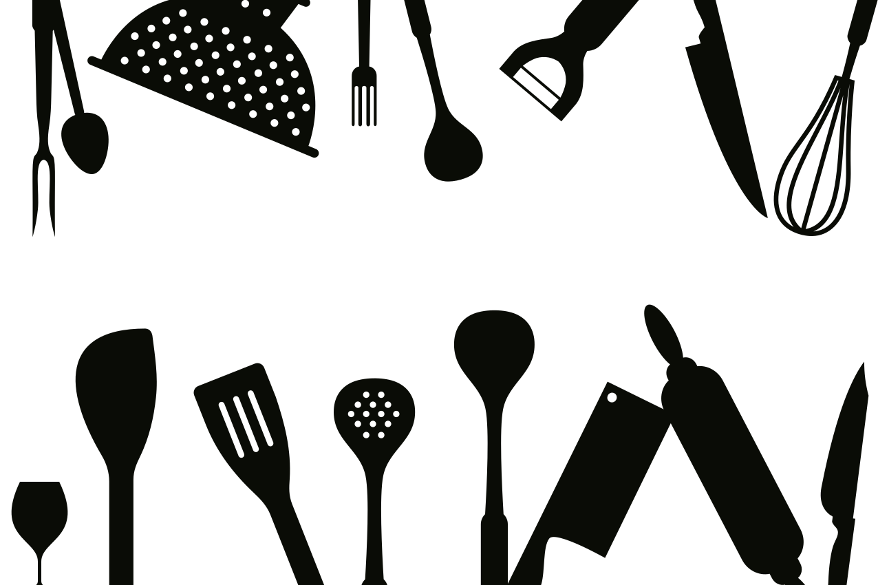 Originálne prestieranie kolekcia kuchynských nástrojov - Tenstickers