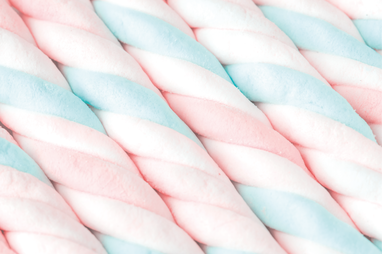 Originálne prestieranie s točenou cukrovou vatou - Tenstickers