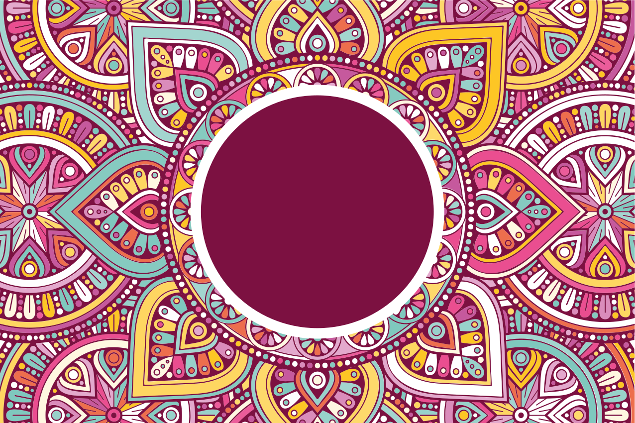Mandala navrhuje vinylové prestierania - Tenstickers