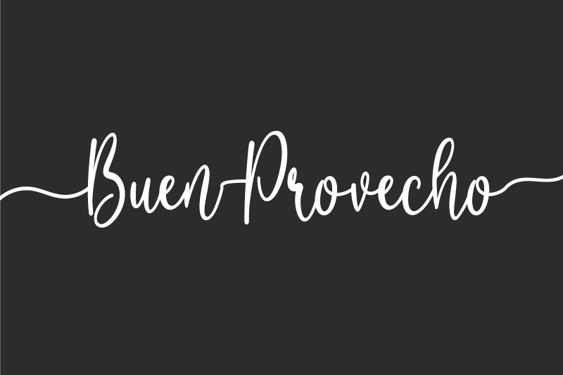 Prestieranie s textom elegantné jedlo s afirmáciou - Tenstickers