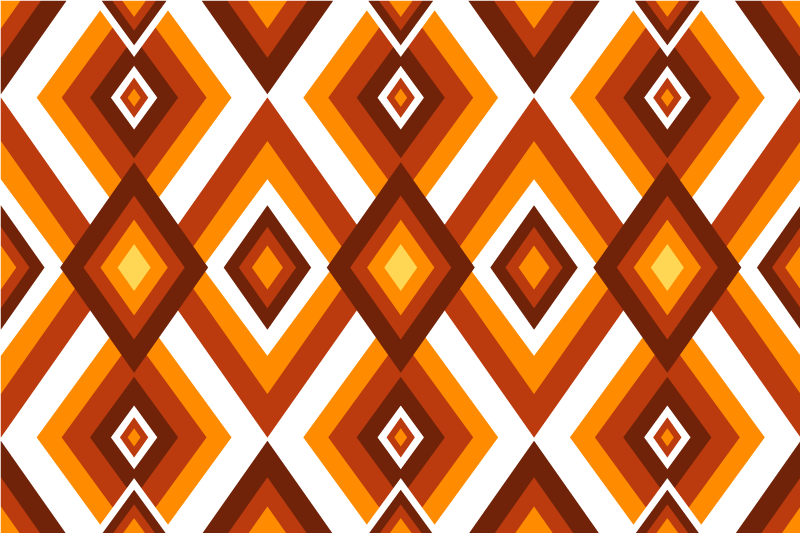 Originálne prestieranie s geometrickým diamantovým vzorom - Tenstickers