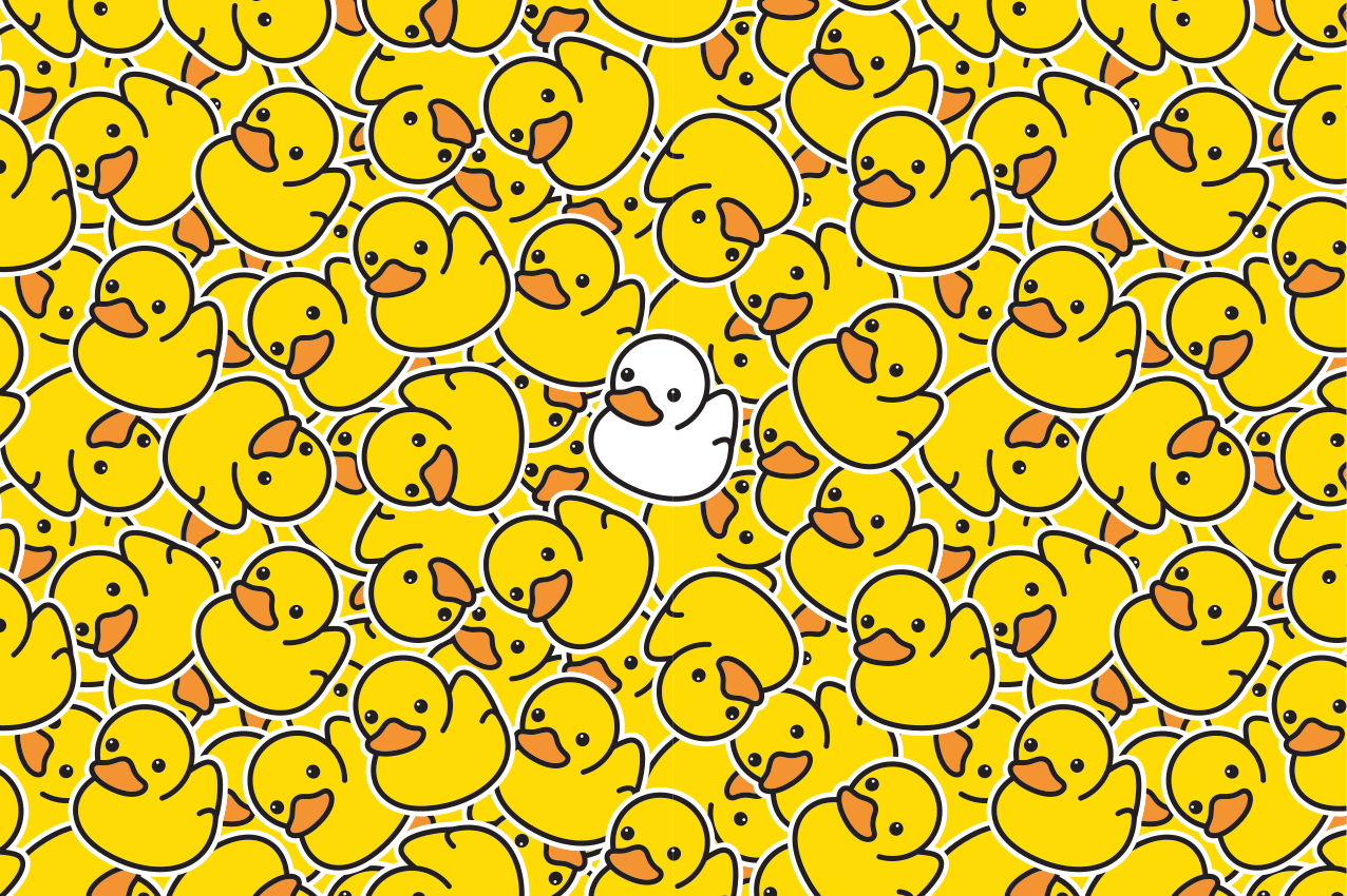 Detské prestieranie s kačičkovým vzorom - Tenstickers