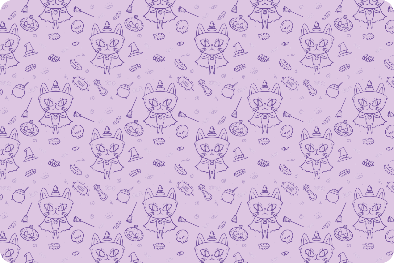 Detské prestieranie s hravým motívom mačky - Tenstickers