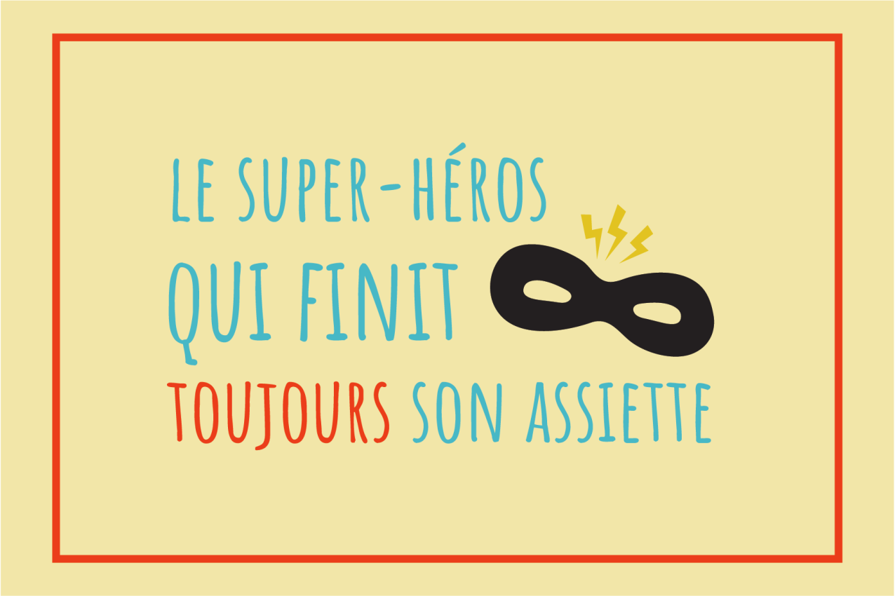 Detské prestieranie inšpirované superhrdinami - Tenstickers