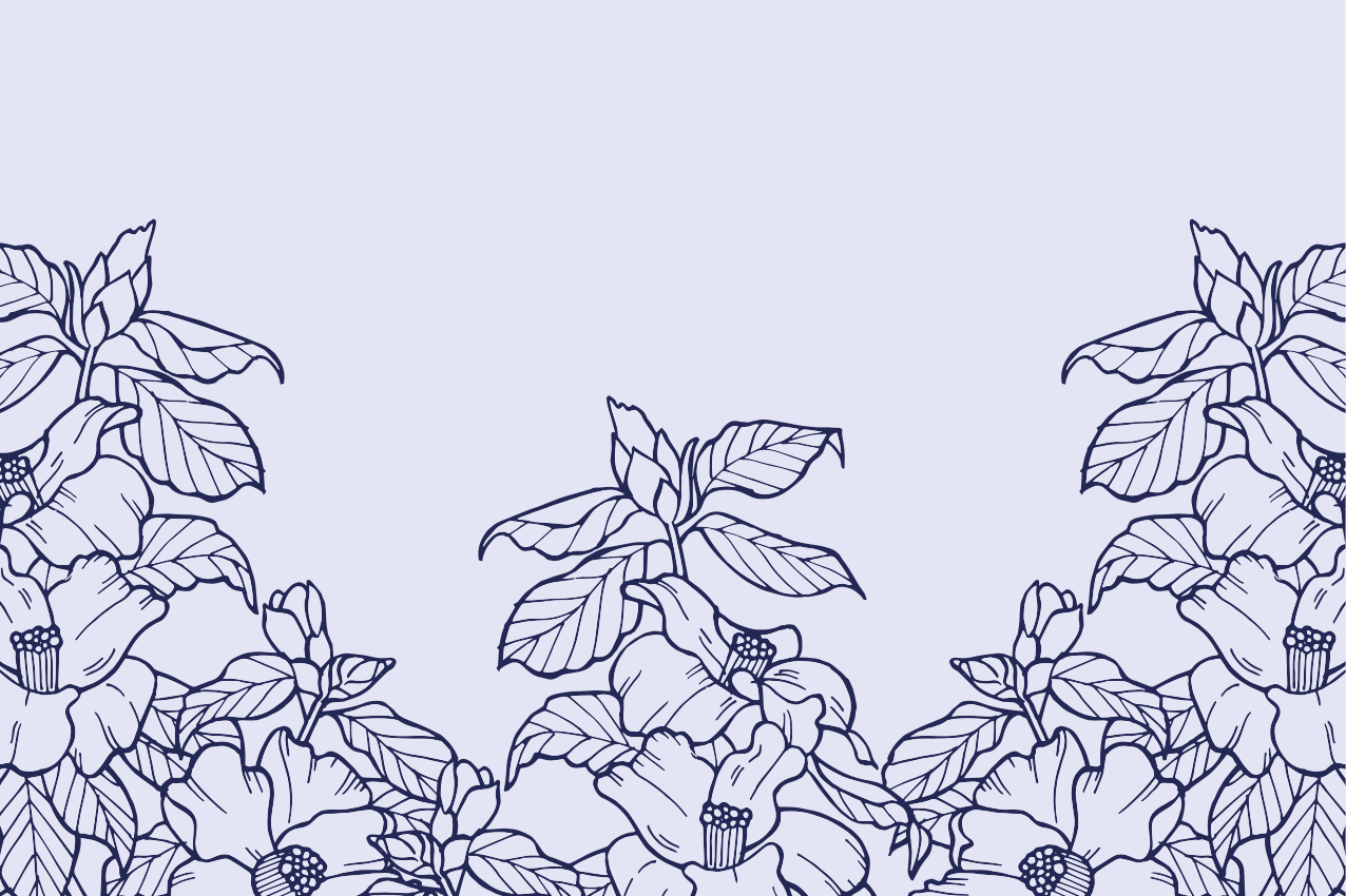 Originálne prestieranie s kvetinovým okrajom - Tenstickers