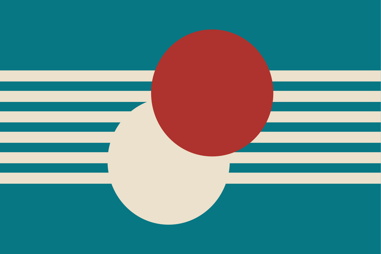 Moderné prestieranie na stôl abstraktné farebné tvary - Tenstickers