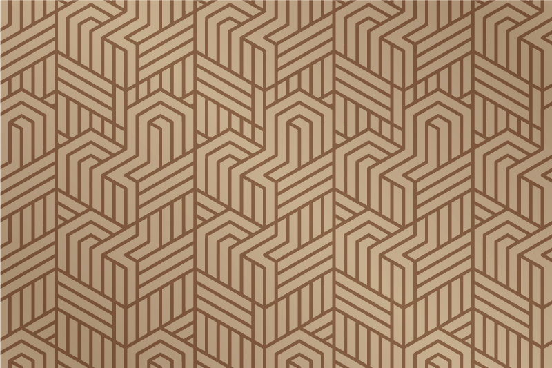 Moderné prestieranie na stôl s geometrickou textúrou - Tenstickers