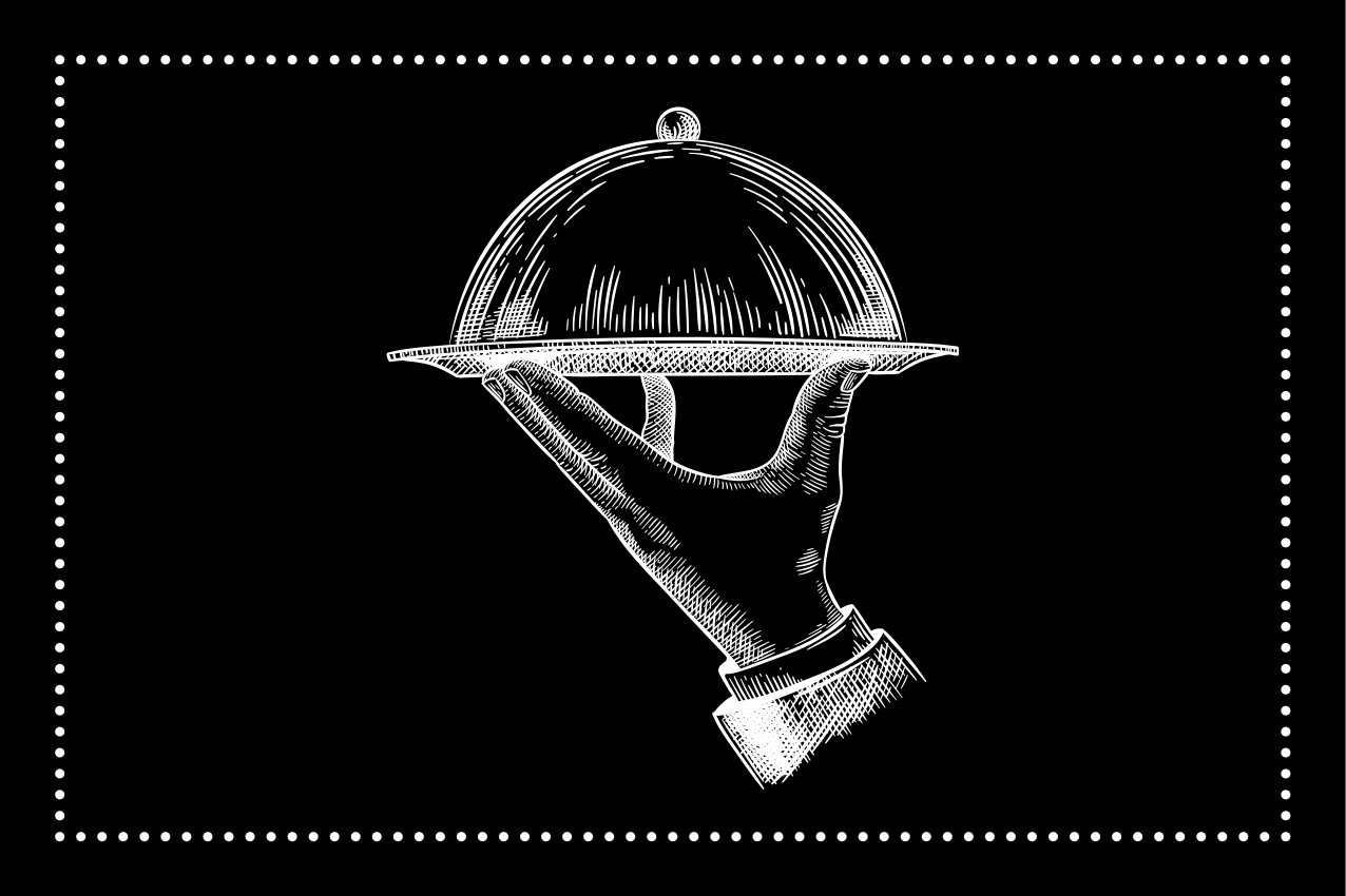 Originálne prestieranie elegantná servírovacia ruka - Tenstickers