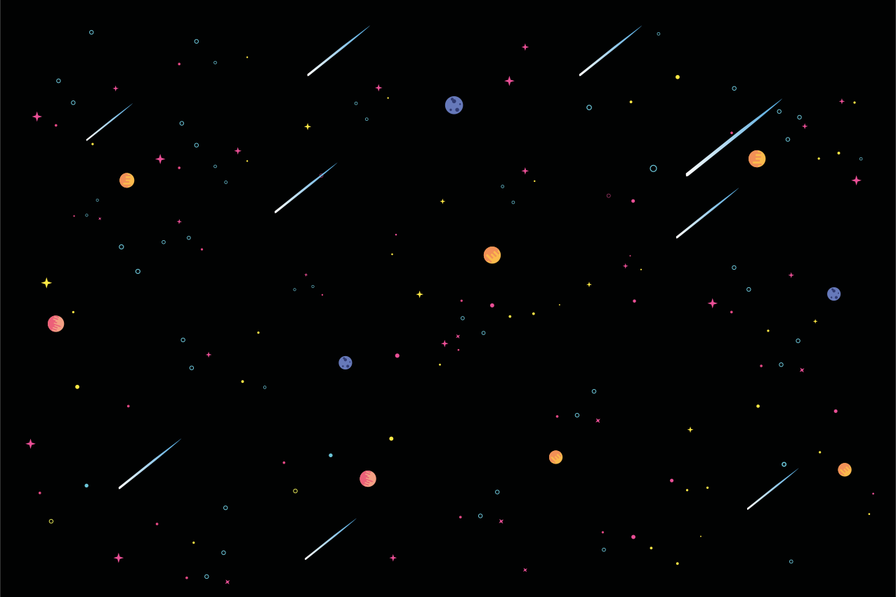 Detské prestieranie s vesmírnou tematikou - Tenstickers