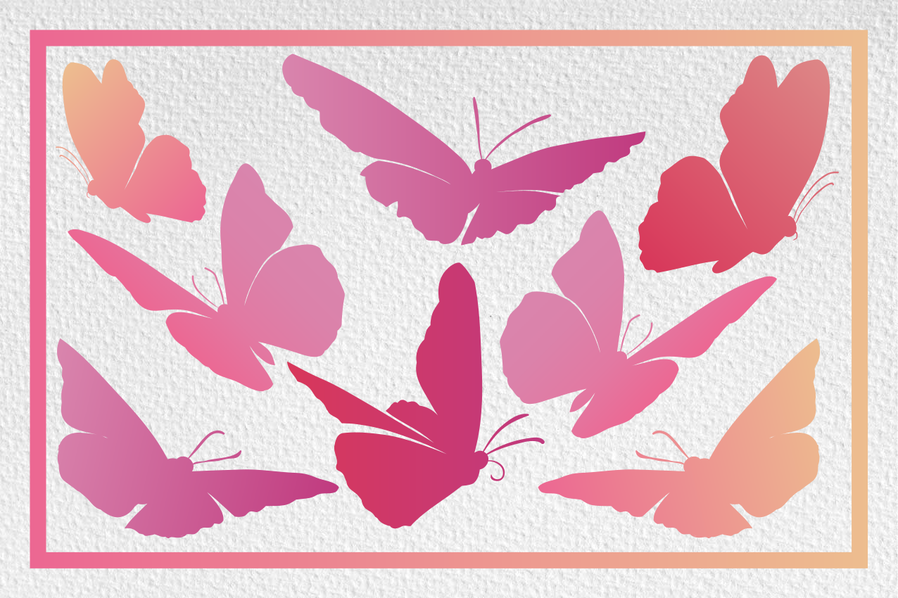 Detské prestieranie s živým motýlím emblémom - Tenstickers