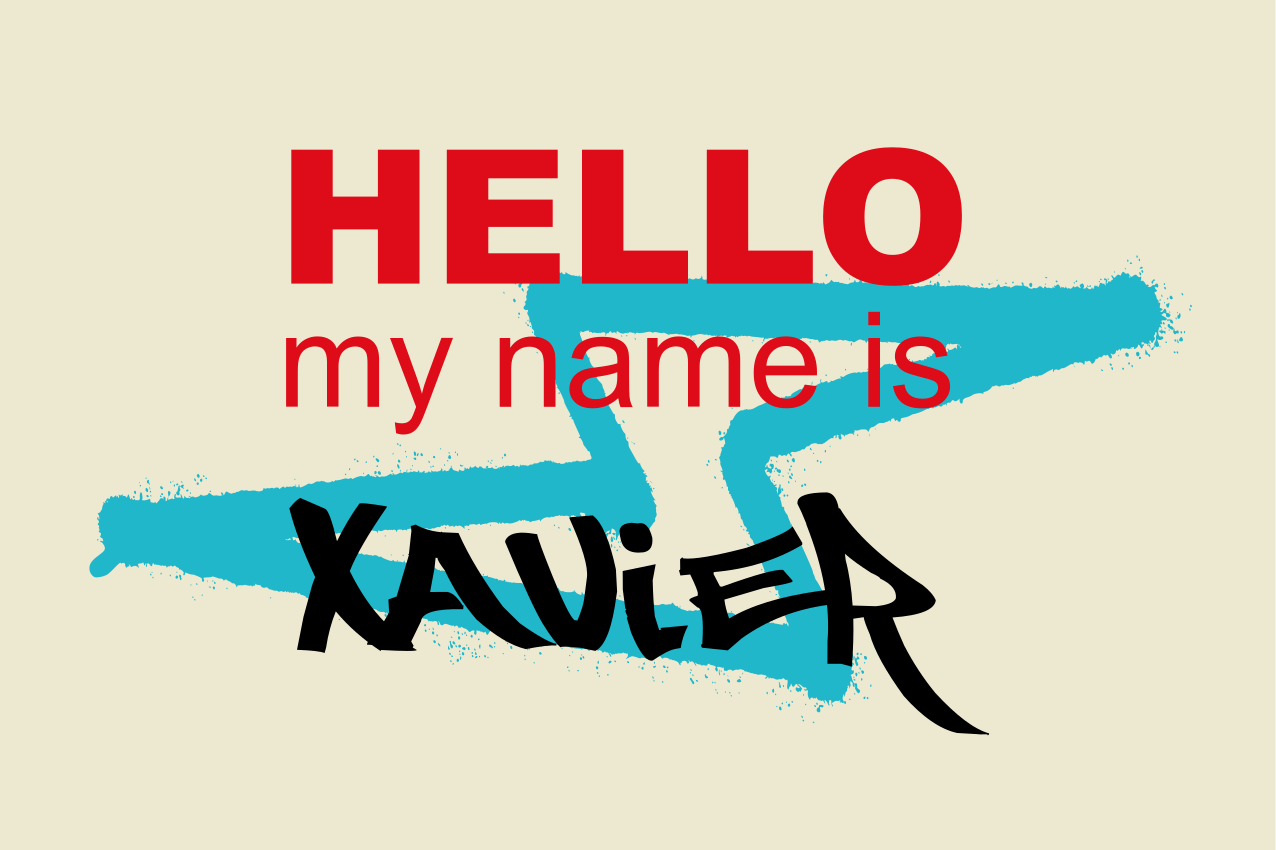 Prestieranie s textom oznámenie o menách - Tenstickers