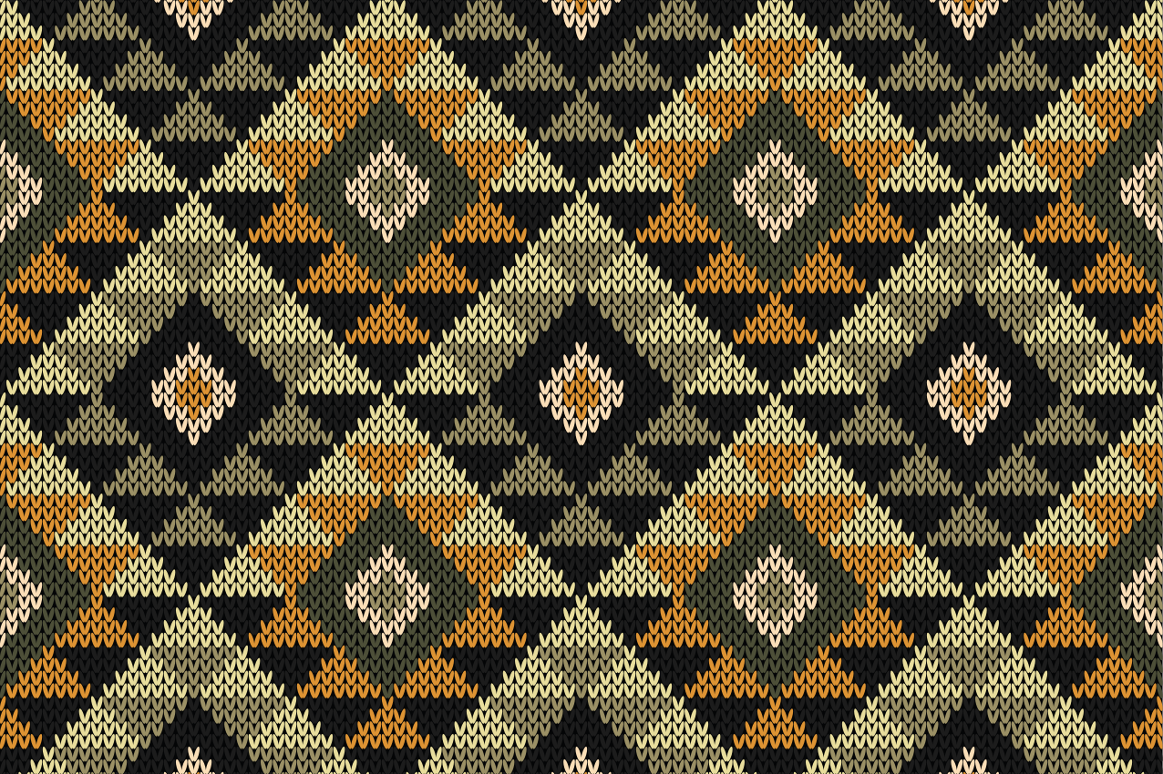 Vzorované prestieranie s elegantným geometrickým motívom - Tenstickers