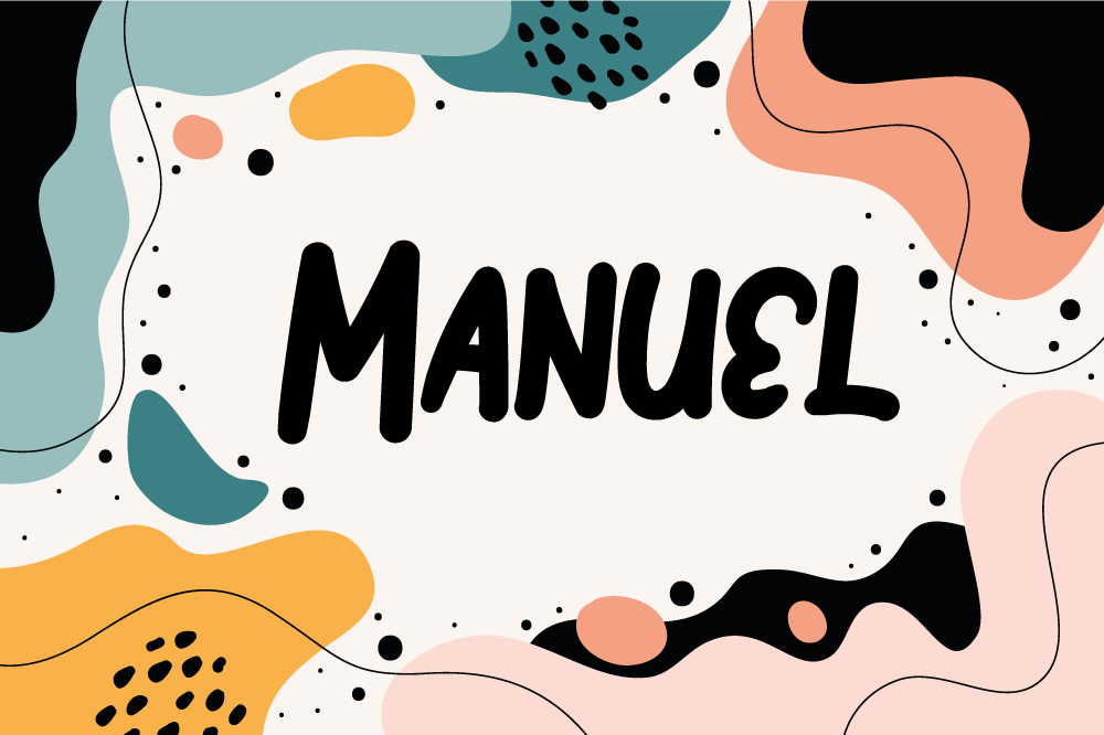 Detské prestieranie Živé abstraktné tvary - Tenstickers