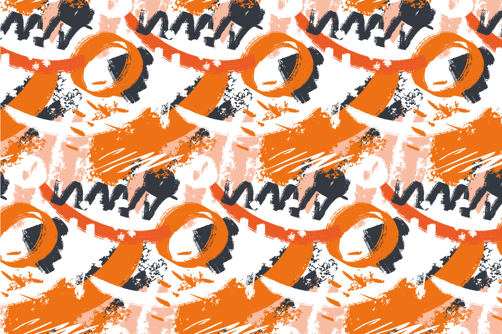 Vzorované prestieranie abstraktný farebný vzor - Tenstickers