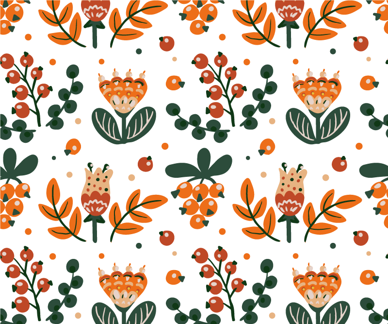 Originálne prestieranie s rastlinným aranžmánom - Tenstickers