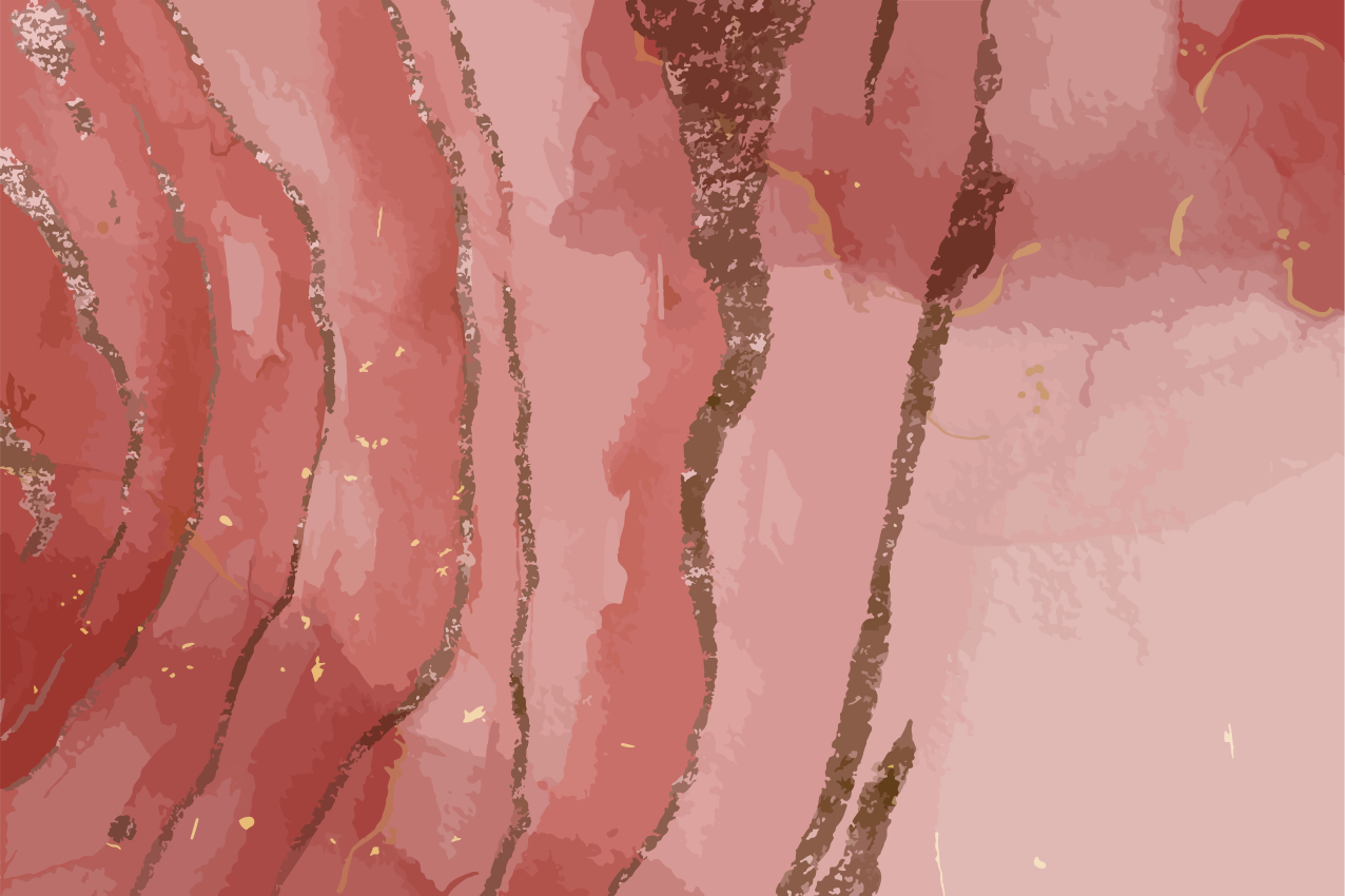 Trblietavé ružové prestieranie s akvarelovou textúrou - Tenstickers