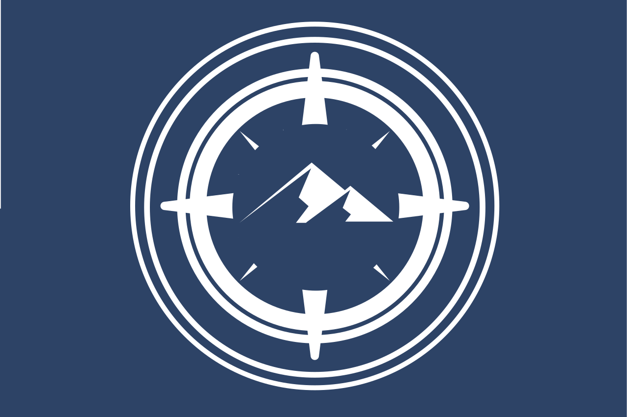 Moderné prestieranie na stôl s grafickým kompasom - Tenstickers