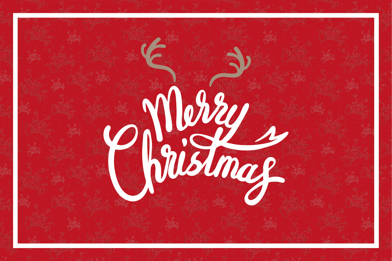 Vianočné prestieranie radostné vianočné pozdravy - Tenstickers