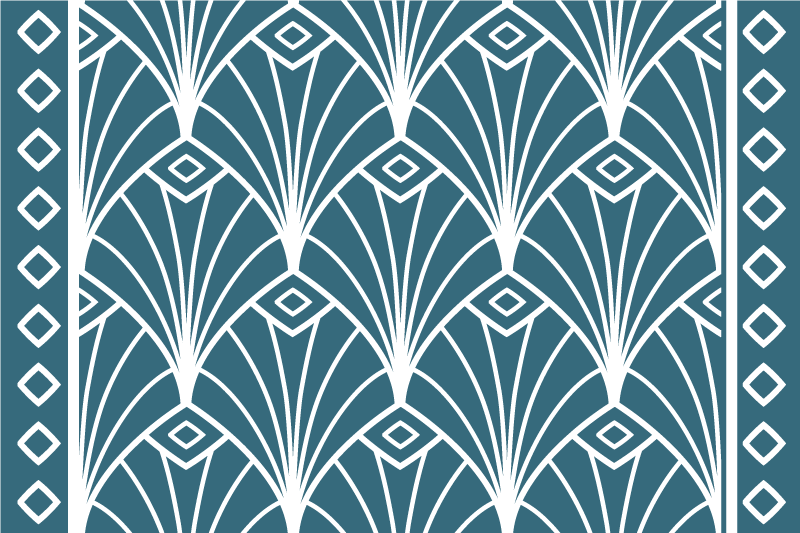 Moderné prestieranie na stôl s elegantným kvetinovým vzorom - Tenstickers