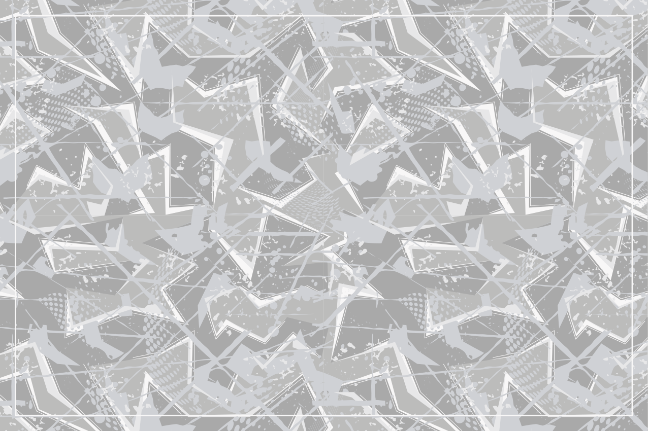 Vzorované prestieranie s abstraktnými geometrickými tvarmi - Tenstickers