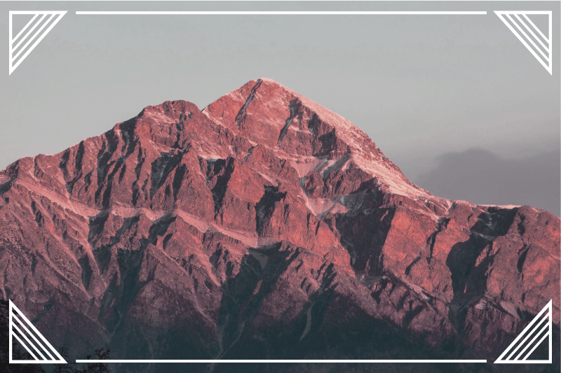 Moderné prestieranie na stôl horská krajina pokoja - Tenstickers