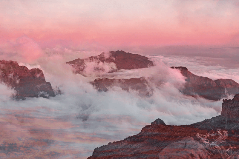 Moderné prestieranie na stôl horská krajina - Tenstickers