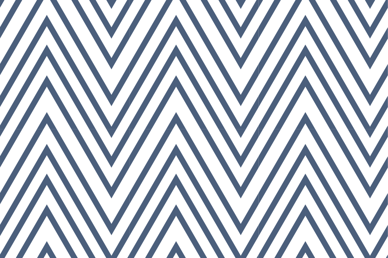 Moderné prestieranie na stôl s elegantným vzorom chevron - Tenstickers