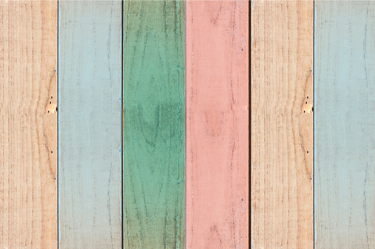 Drevené prestieranie z farebných dosiek s textúrou - Tenstickers