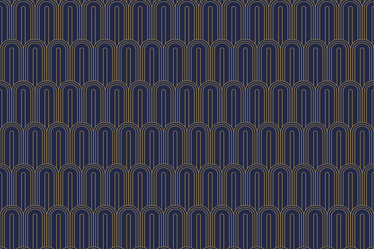 Moderné prestieranie na stôl elegantné oblúkové línie - Tenstickers