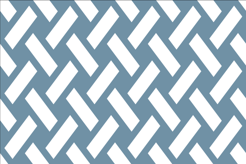 Vinylové prestieranie s geometrickým modrým štvorcovým vzorom - Tenstickers