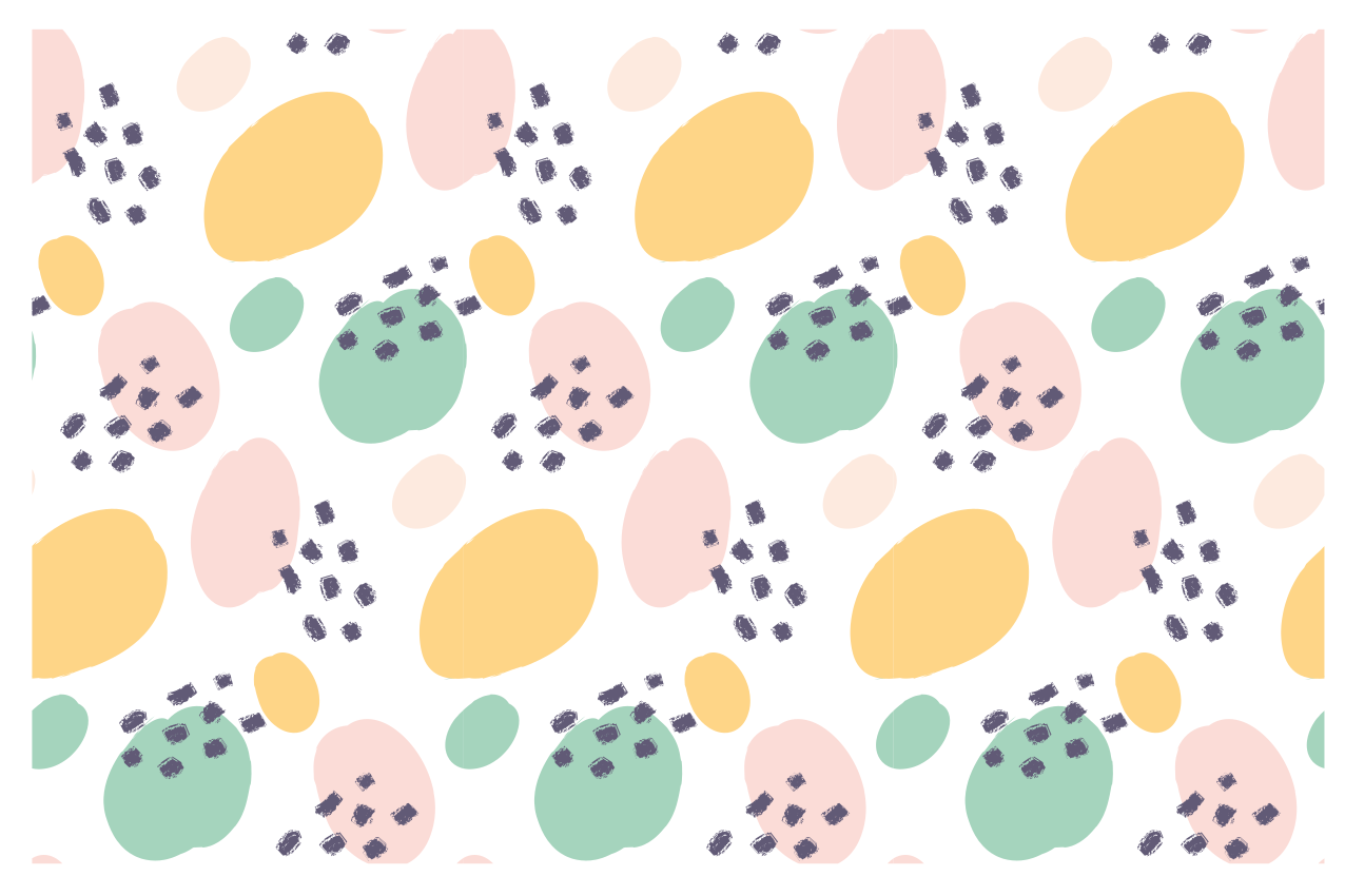 Originálne prestieranie farebný abstraktný prvok - Tenstickers