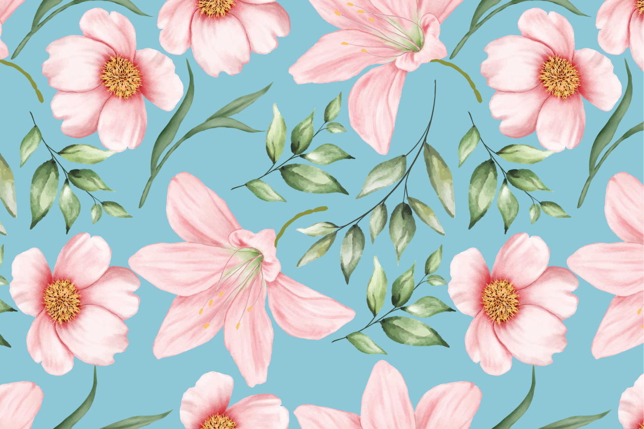 Prestieranie vintage kvety - Tenstickers