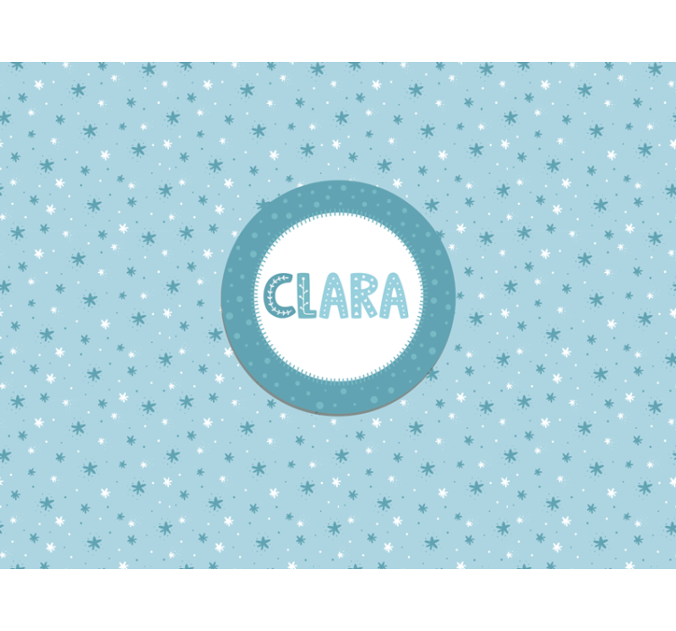 fototapeta do izby pre bábätko vzor hviezd - Tenstickers