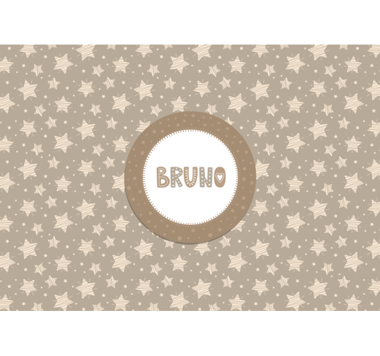 fototapeta do izby pre bábätko pruhované hviezdy - Tenstickers