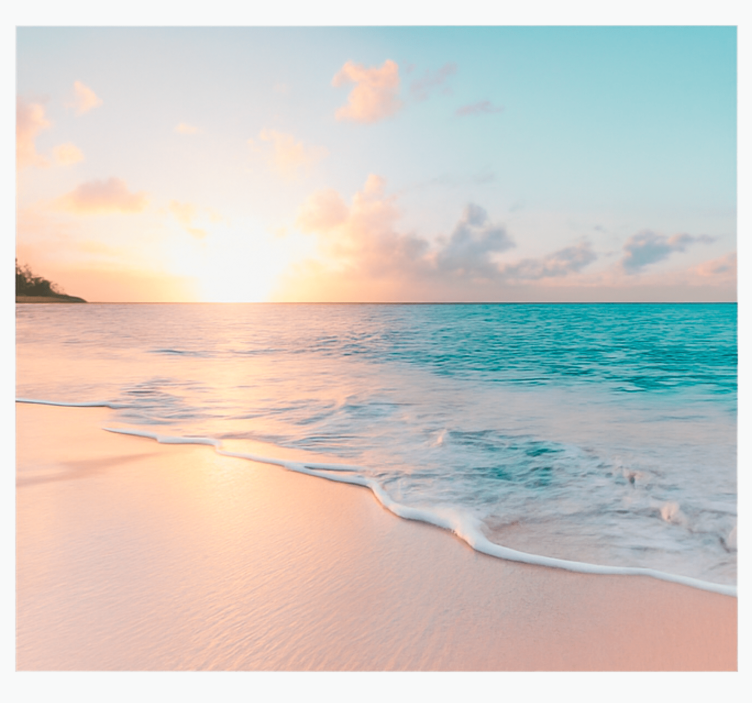 fototapety more upokojený dizajn západu slnka - Tenstickers