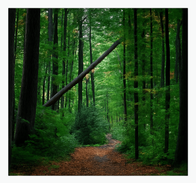 fototapeta džungľa dizajn zeleného lesa - Tenstickers