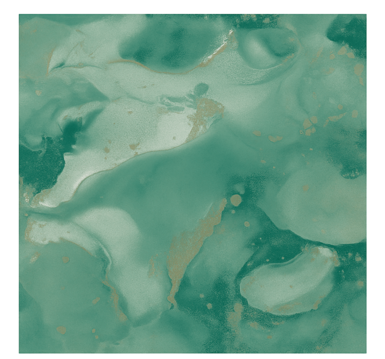 fototapety na stenu do obyvacky smaragdové mramorové víry - Tenstickers