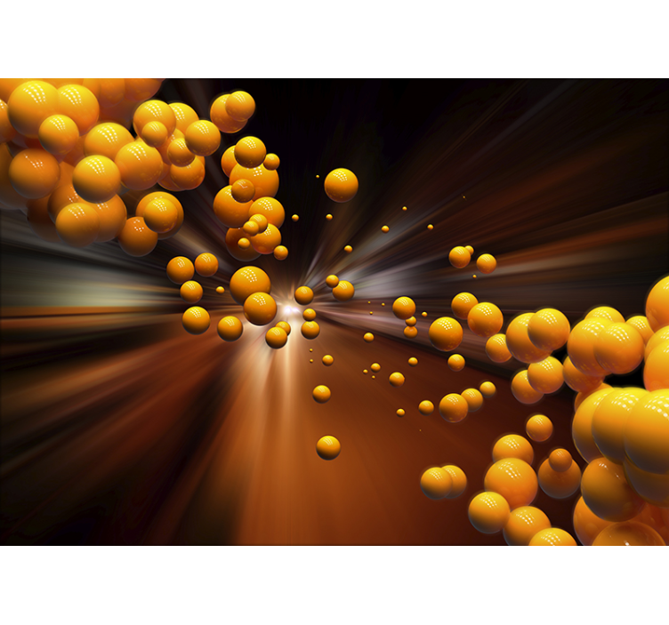 Závod cez tunel 3d nástenné maľby - Tenstickers