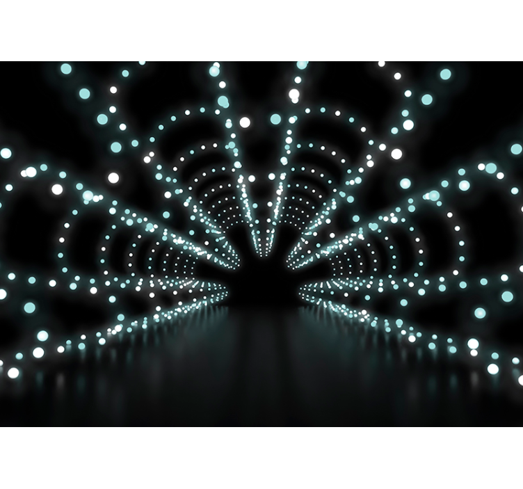 Abstraktné kruhy nástenná maľba - Tenstickers