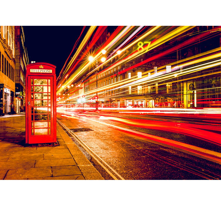 fototapety londýn ikonická londýnska noc - Tenstickers