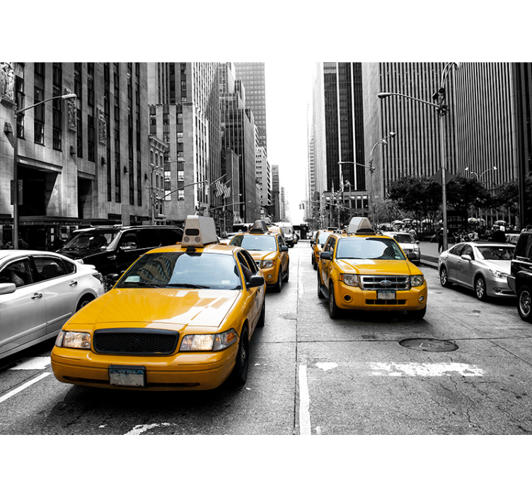 Taxi new york nástenné maľby - Tenstickers