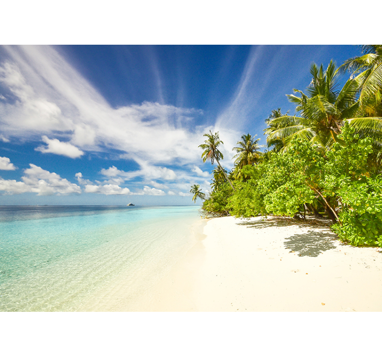 Obloha fototapeta tropický ostrov raj - Tenstickers