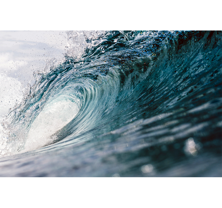 Veľké vlny na mori fototapeta - Tenstickers