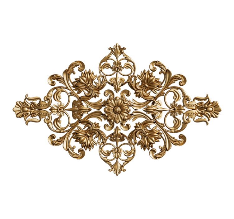 Barokový štýl pozadia vinobranie fototapeta - Tenstickers