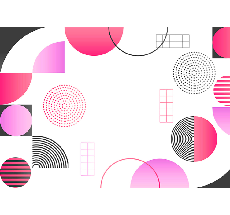 abstraktné fototapety dizajn geometrických tvarov - Tenstickers