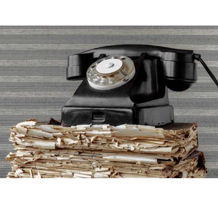 Fototapeta moto vintage telefón klasický - Tenstickers