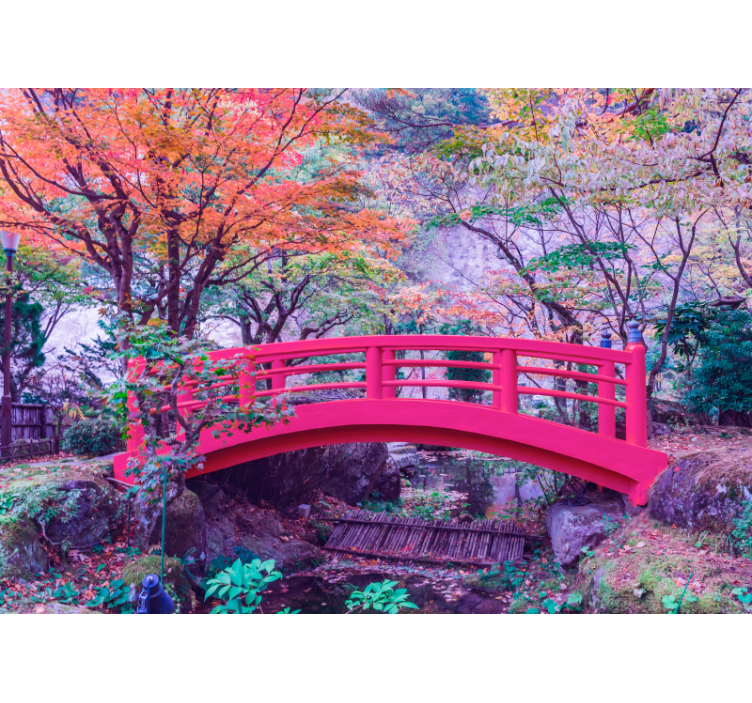 Fototapety na stenu les pokojný záhradný oblúk - Tenstickers