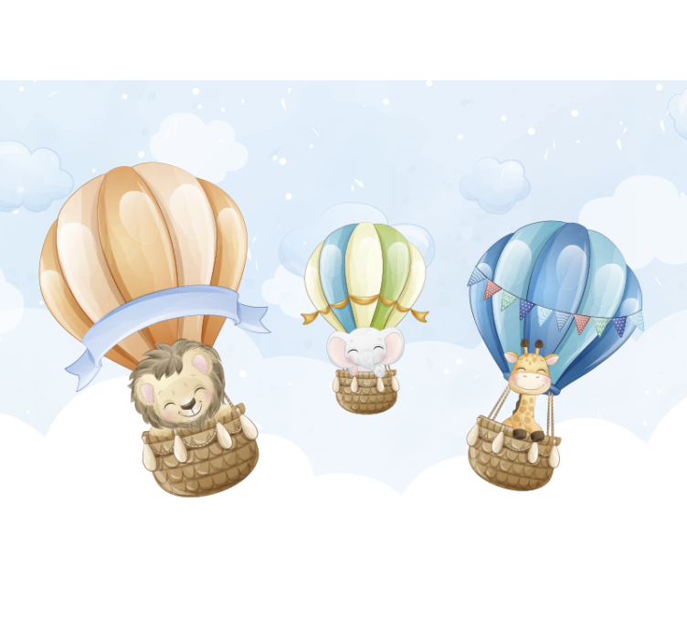 Fototapety so zvieratami a nafukovacie vzducholode - Tenstickers