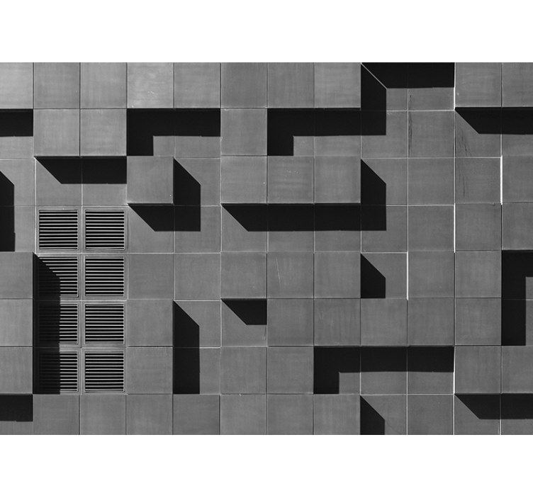 fototapeta textura geometrická tieňová hra - Tenstickers