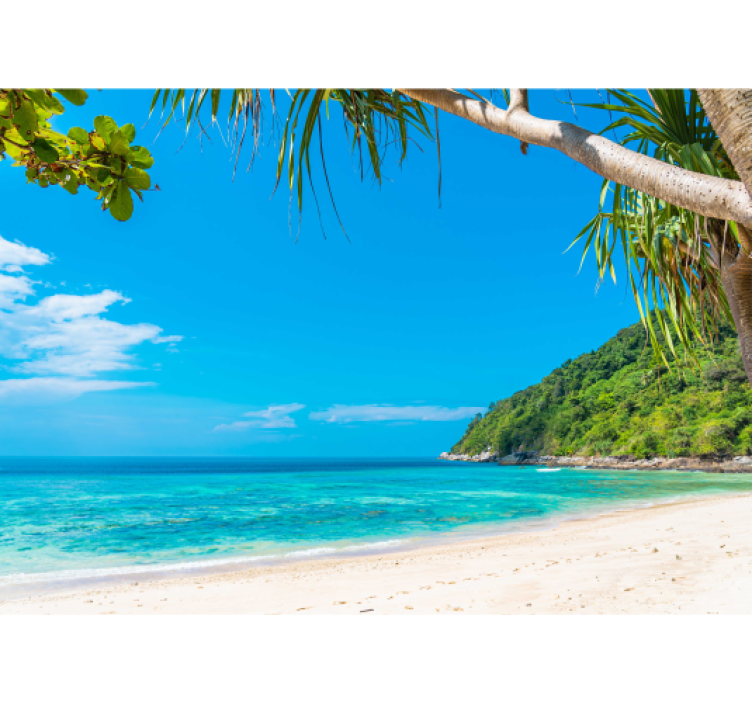 Pamiatky na karibské more pod morskou nástennou maľbou - Tenstickers